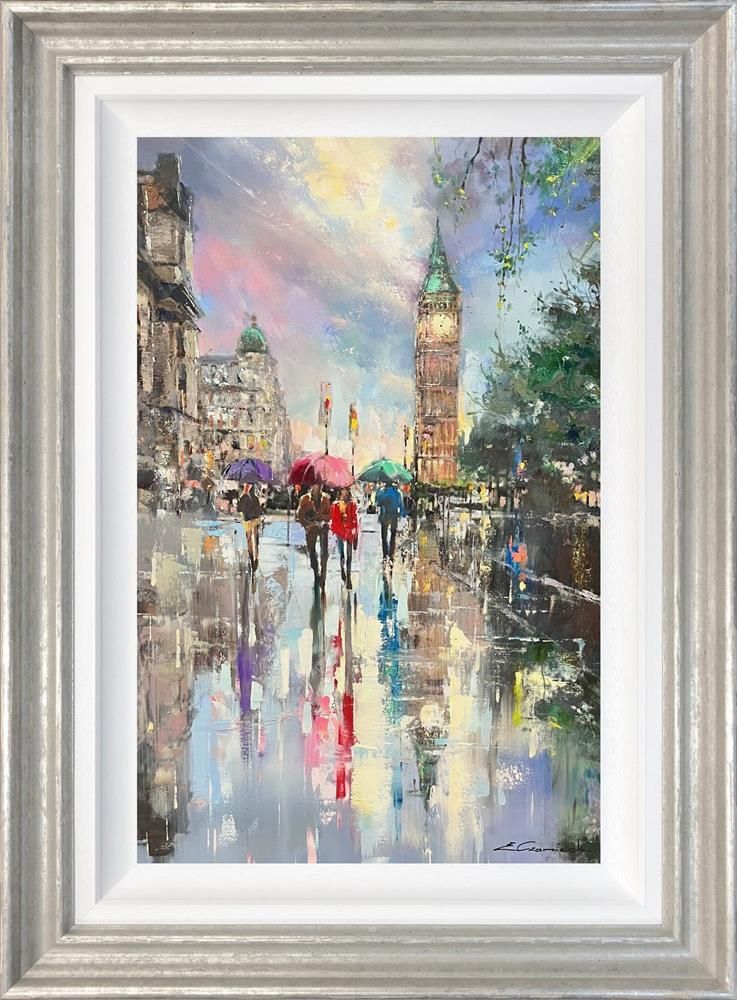 Ewa Czarniecka - 'Reflections In The City' - Framed Original Art