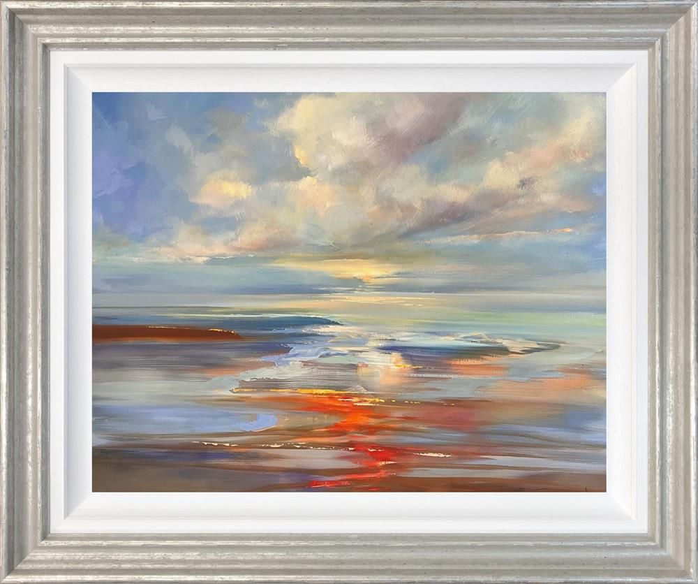 Ewa Czarniecka - 'Two Suns' - Framed Original Art