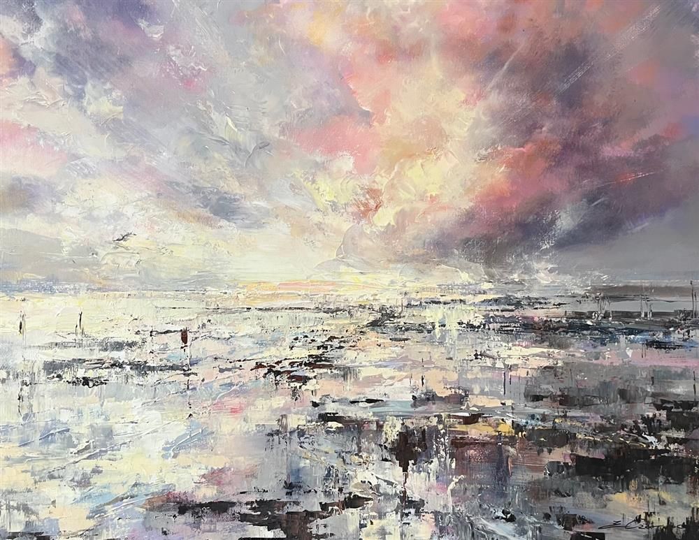 Ewa Czarniecka - 'Path To The Sun' - Framed Original Art