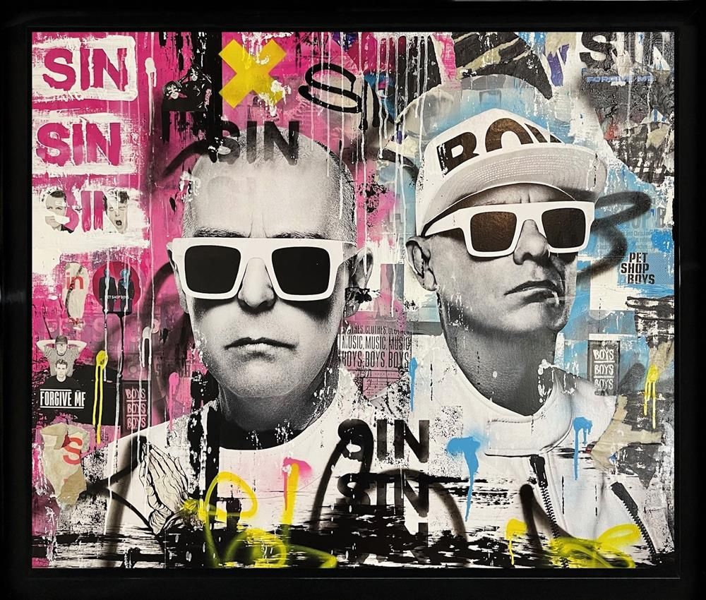 Add Subtract- 'Sin' - Framed Original Art