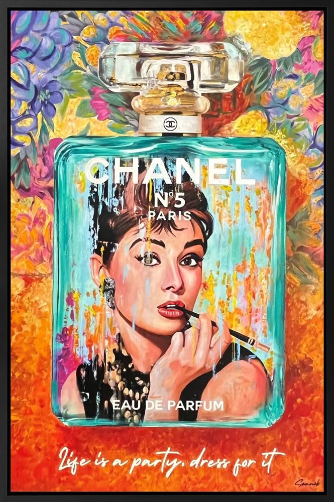 Sannib - 'Life Is A Party' - Framed Original Art