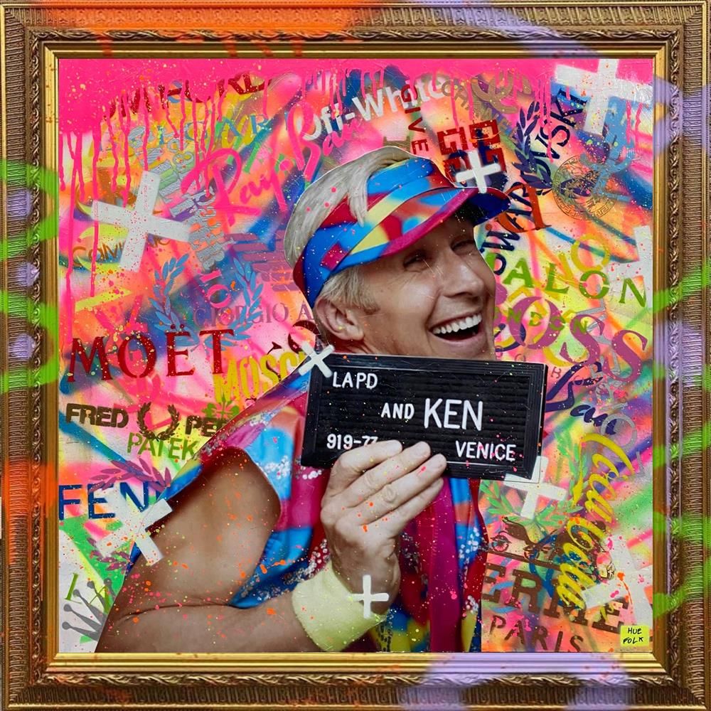 Hue Folk - 'My Name Is Ken' - Framed Original Art