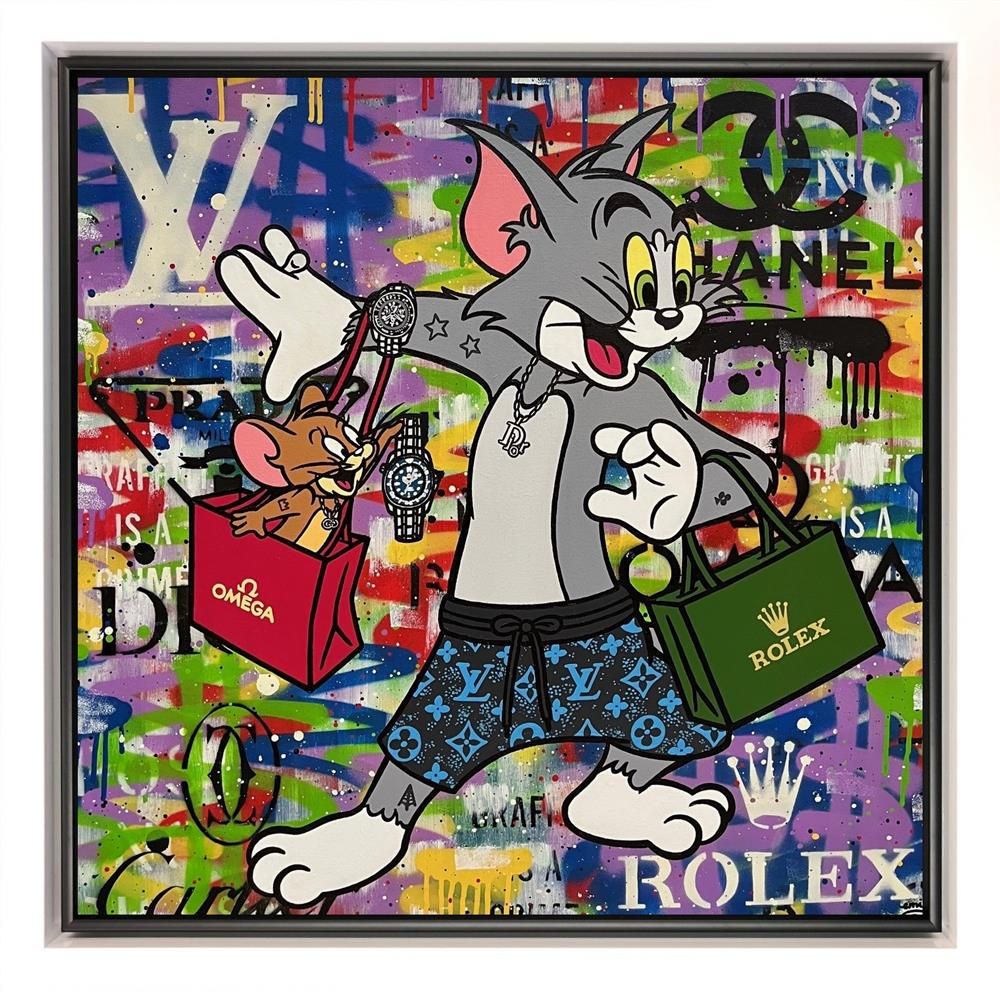 Emily Crook - 'Best Friends Really' - Framed Original Art