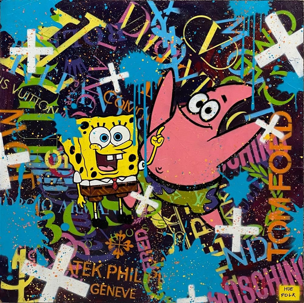 Hue Folk - 'Life Under The Sea' - Framed Original Art