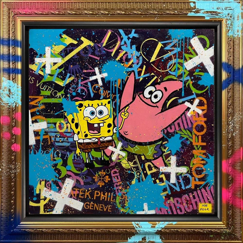 Hue Folk - 'Life Under The Sea' - Framed Original Art