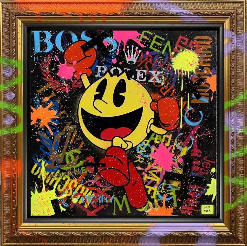 Hue Folk - 'Winner' - Framed Original Art