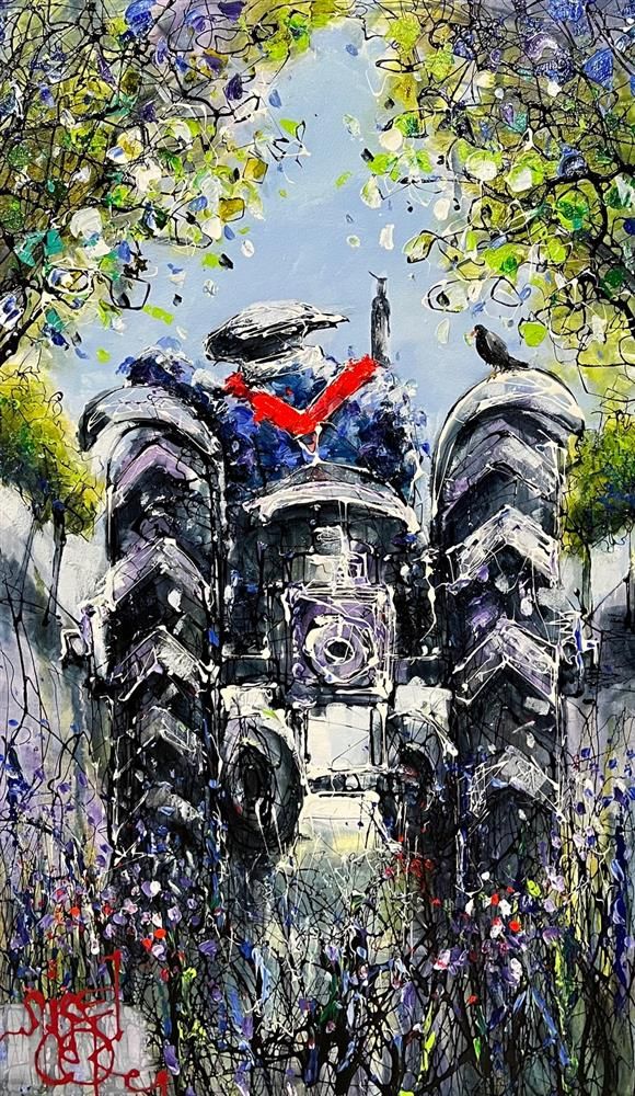 Nigel Cooke - 'Farm Life'  - Framed Original Artwork