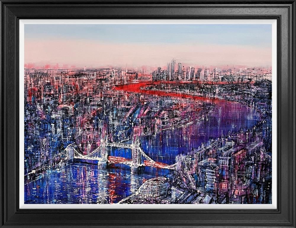Nigel Cooke - 'City Heights'  - Framed Original Artwork