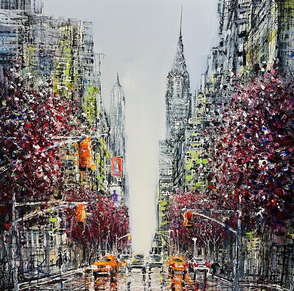 Nigel Cooke - 'The NYC Rush'  - Framed Original Artwork