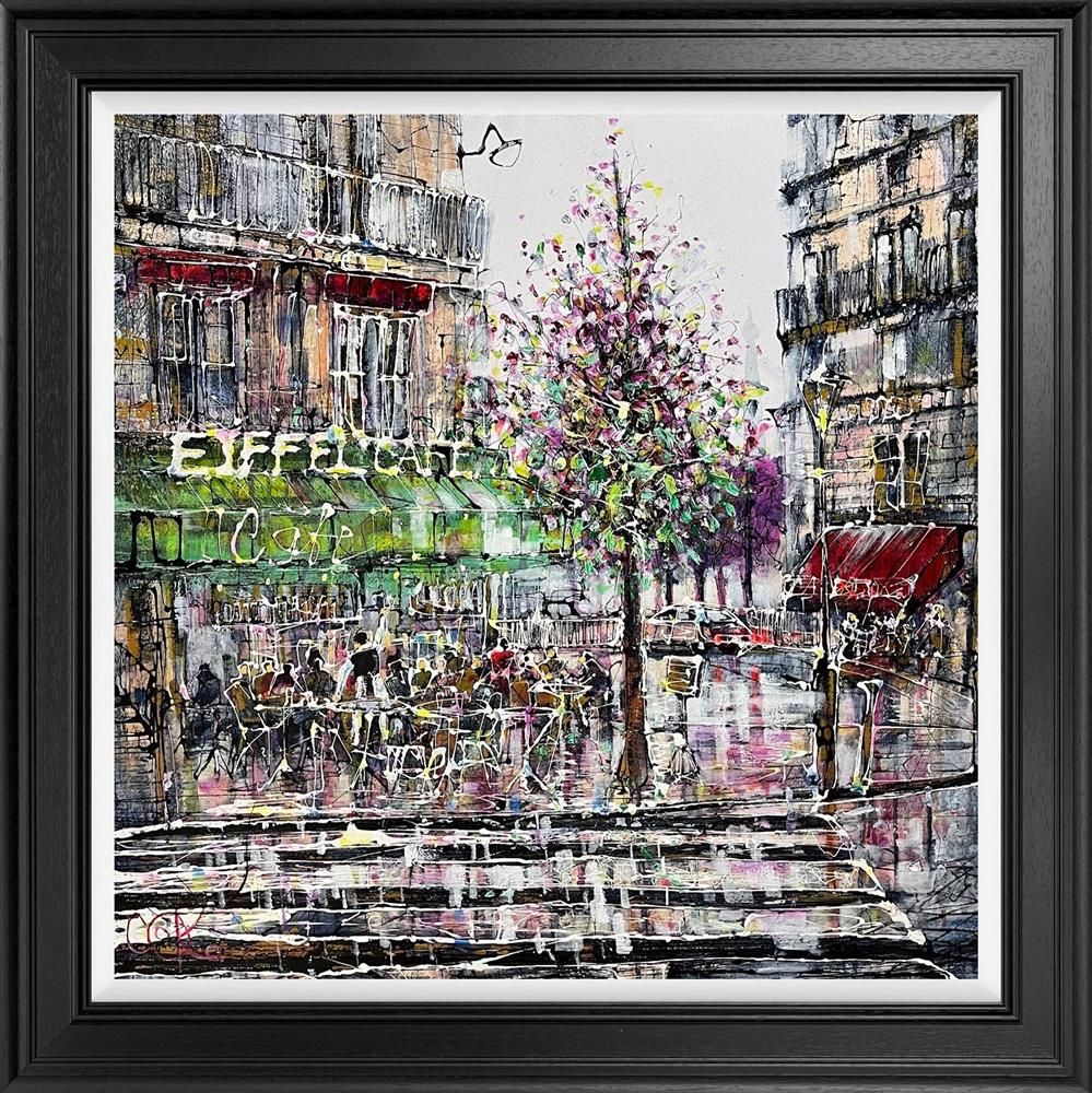 Nigel Cooke - 'The Streets Of Paris'  - Framed Original Artwork