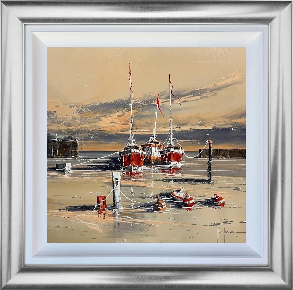John Horsewell - 'Sailing Away' - Framed Original Artwork