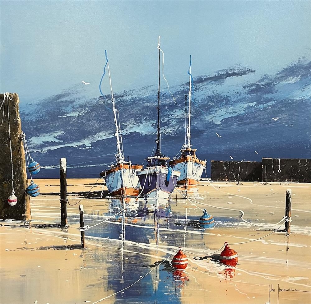 John Horsewell - 'Ocean Blues' - Framed Original Artwork