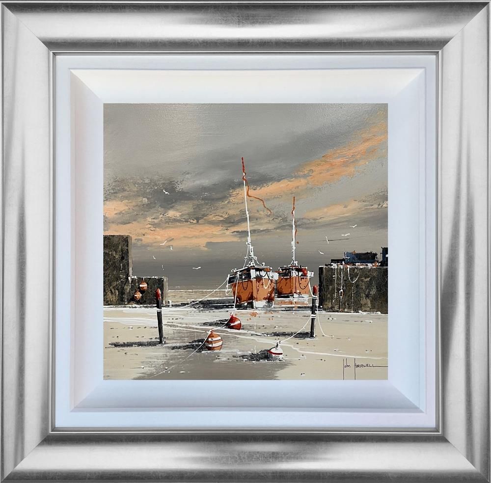 John Horsewell - 'Life In Port' - Framed Original Artwork
