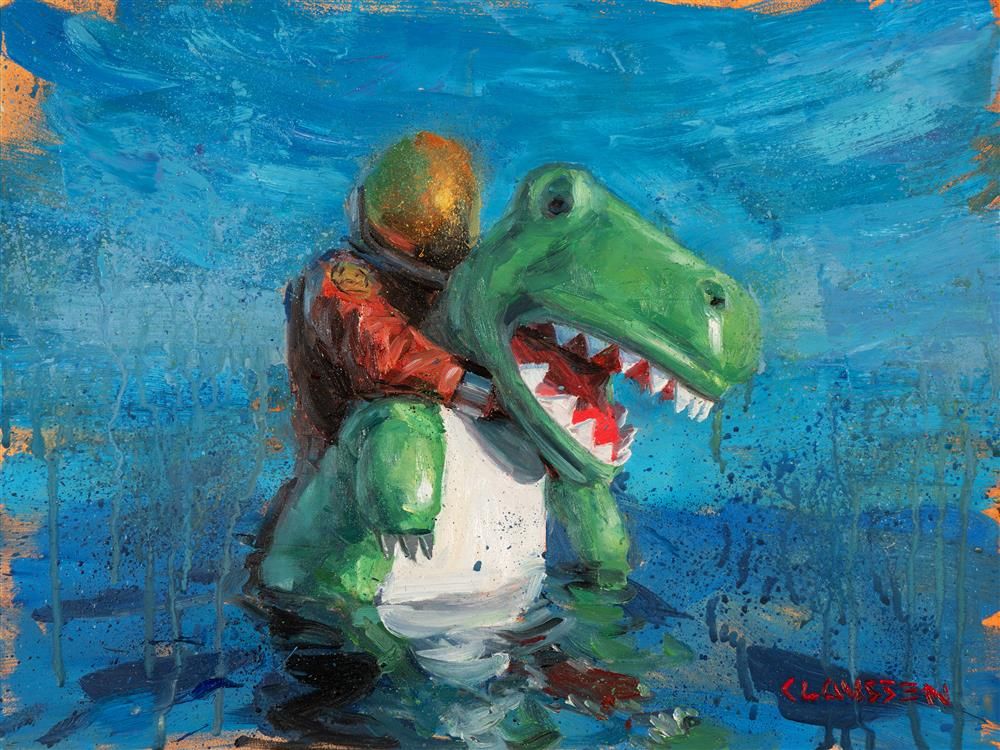 Andreas Claussen - 'Learn From The Disaster Of Others' - Framed Original Art