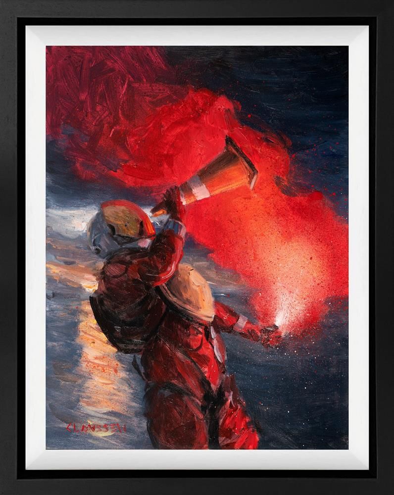 Andreas Claussen - 'Make Even More Noise ' - Framed Original Art