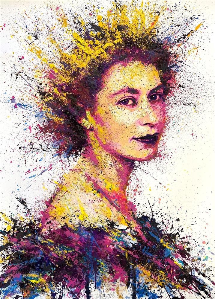 Daniel Mernagh - 'Her Majesty' - Framed Original Artwork