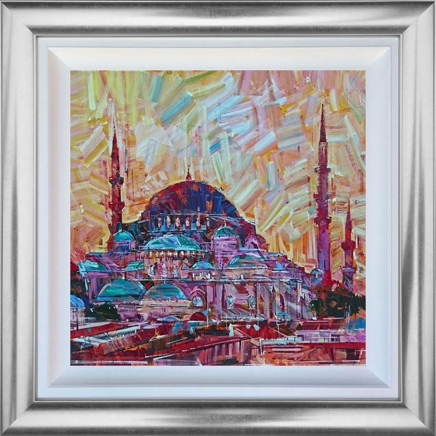 Colin Brown - 'The Grand Camilca Mosque' - Framed Original Art
