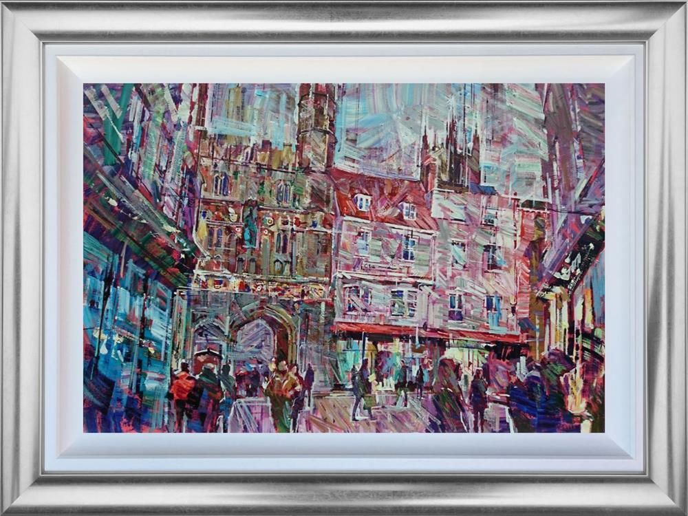Colin Brown - 'Cathedral Gate, Canterbury' - Framed Original Art