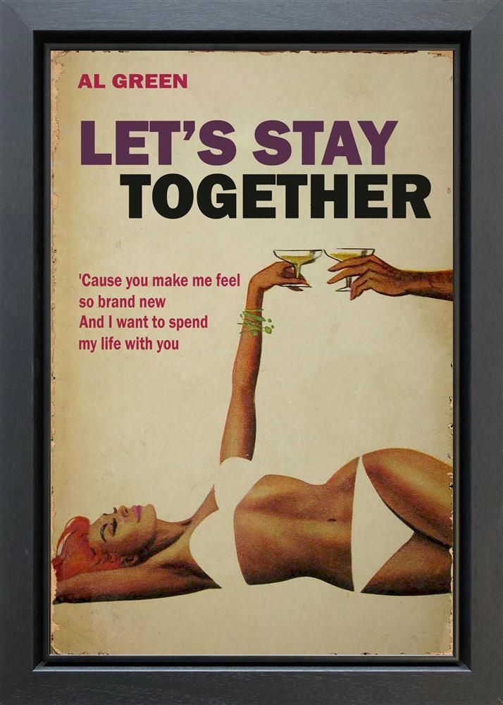 Linda Charles - 'Let's Stay Together' - Framed Original Artwork