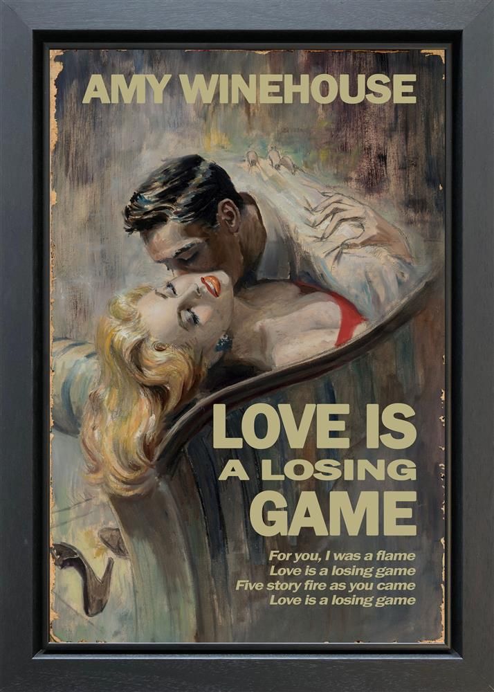 Linda Charles - 'Love Is A Losing Game' - Framed Original Artwork