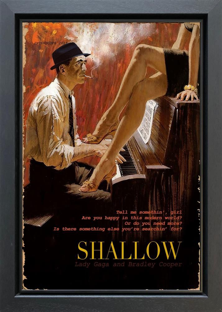 Linda Charles - 'Shallow' - Framed Original Artwork