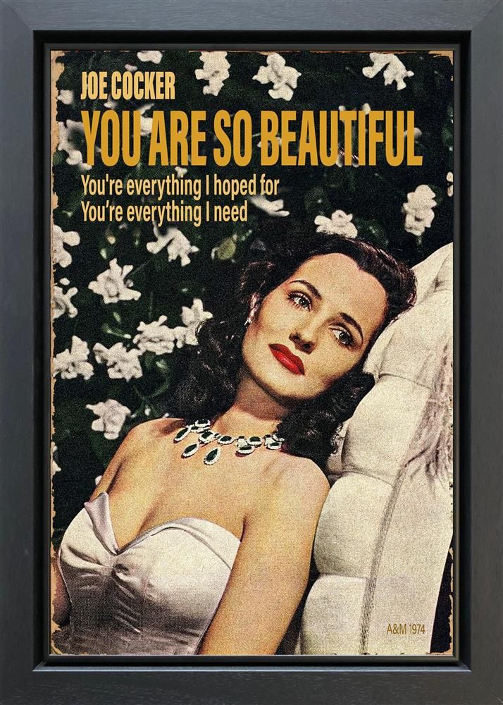 Linda Charles - 'You Are So Beautiful' - Framed Original Artwork