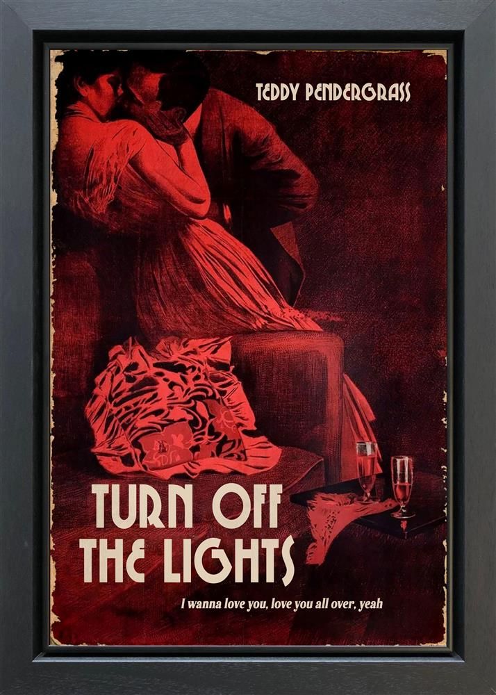 Linda Charles - 'Turn Off The Lights' - Framed Original Artwork