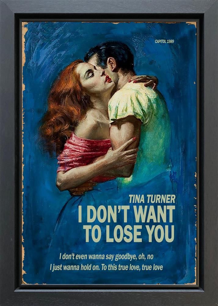 Linda Charles - 'I Dont Want To Loose You' - Framed Original Artwork