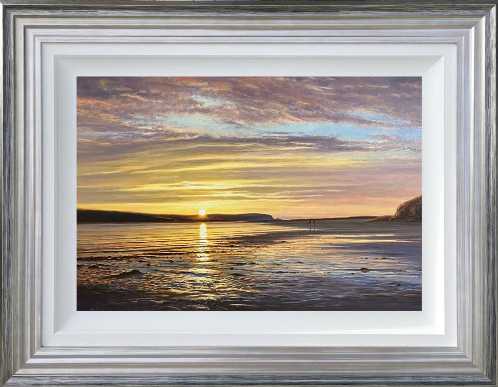 Duncan Palmar RSMA - 'Sunset On The Camel Estuary' - Framed Original Art
