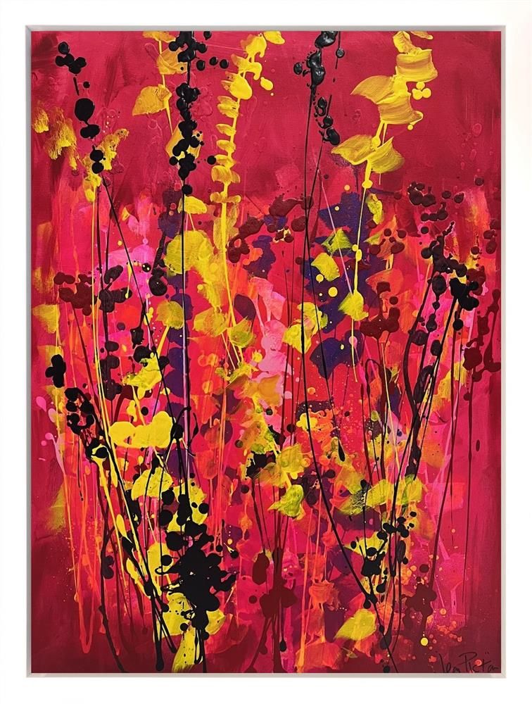 Jean Picton -  'Rich Red' - Framed Original Art