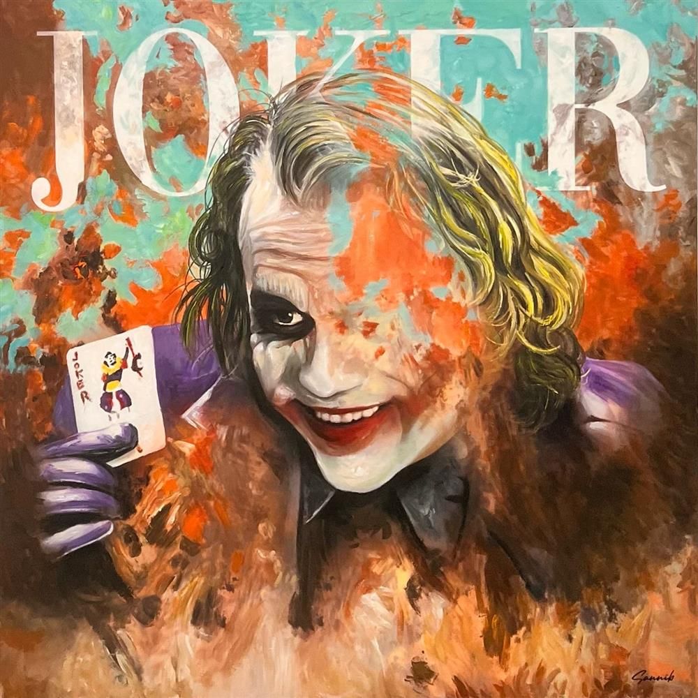 Sannib - 'Play Your Hand' - Framed Original Art