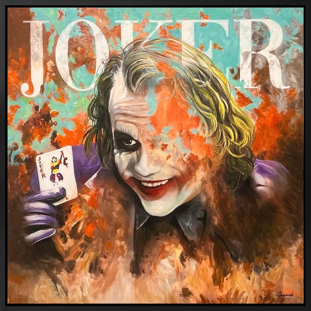 Sannib - 'Play Your Hand' - Framed Original Art