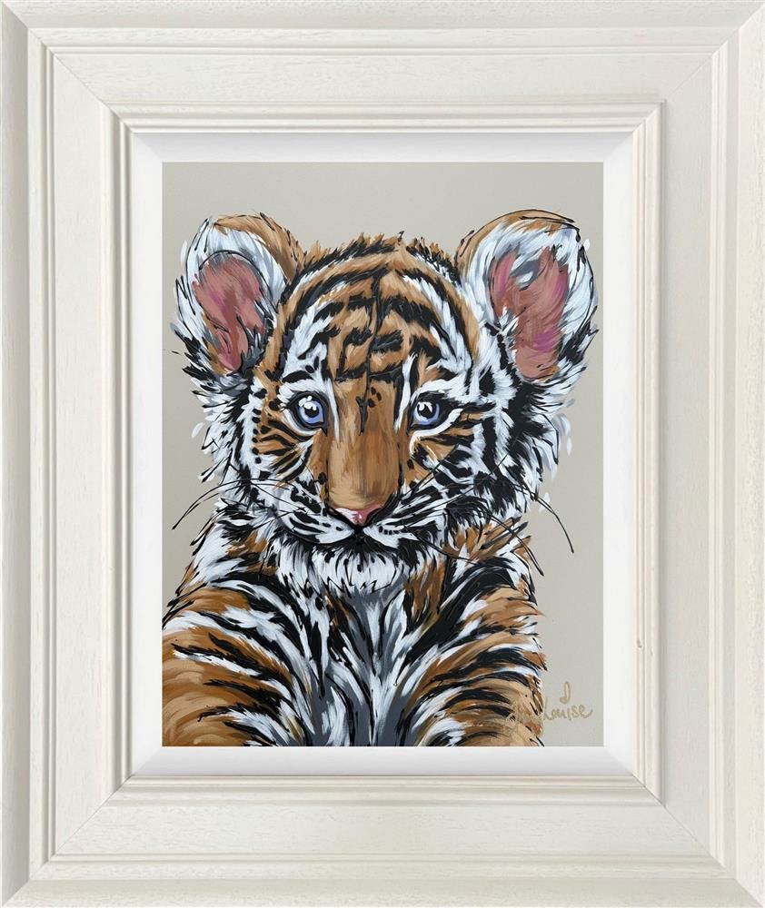Amy Louise - 'Tiger Eyes' - Framed Original Art