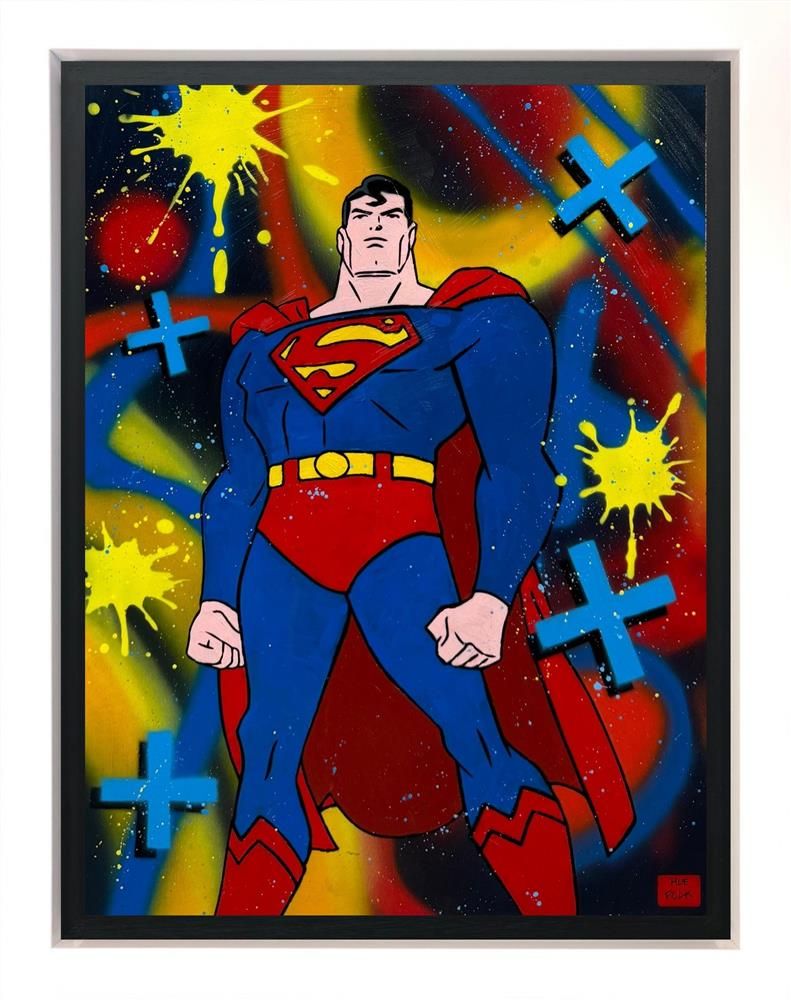 Hue Folk - 'Superman' - Framed Original Art