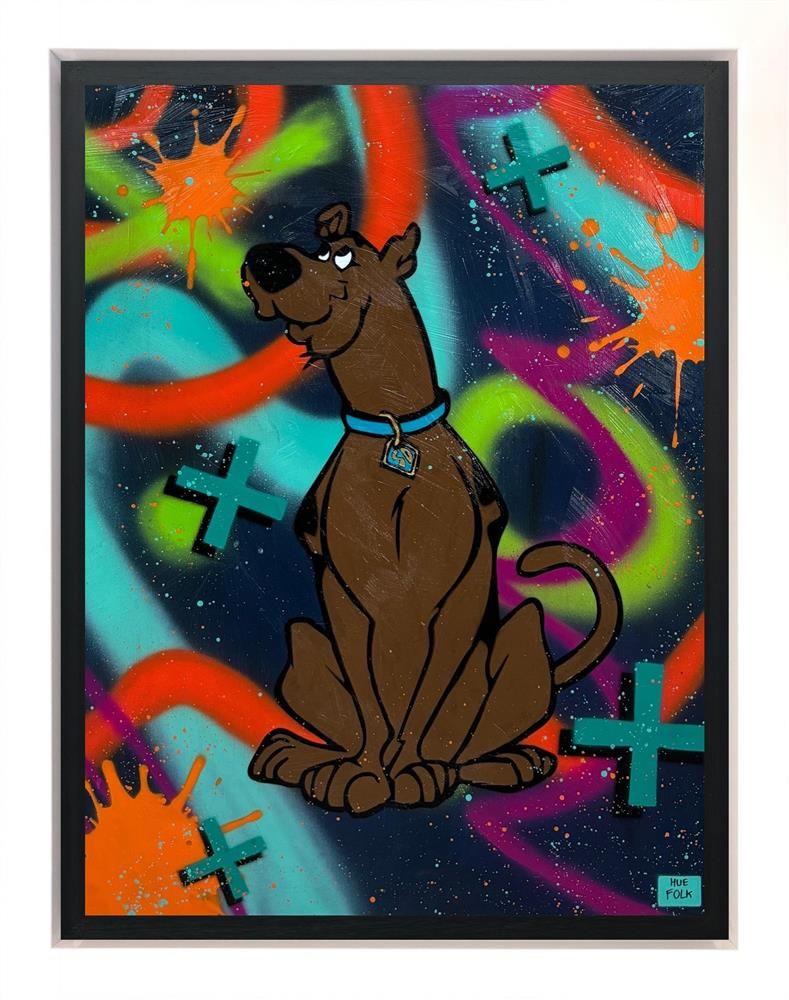 Hue Folk - 'Scooby' - Framed Original Art