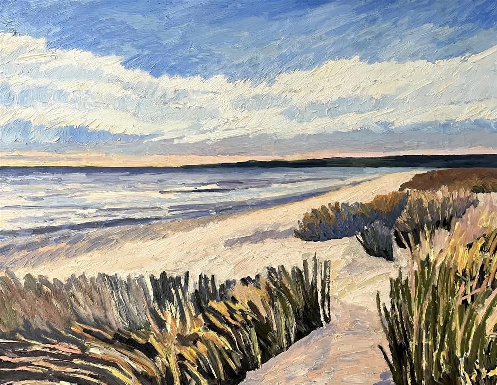 Leila Barton - 'Dunes' - Framed Original Artwork