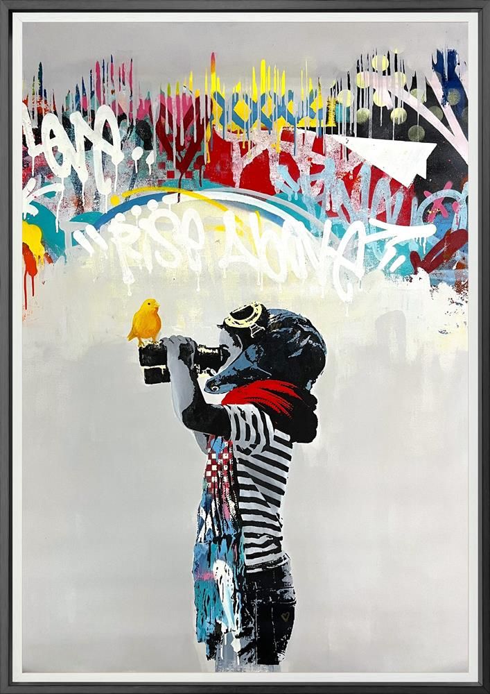 Bollee Patino - 'Rise Above' - Framed Original Artwork