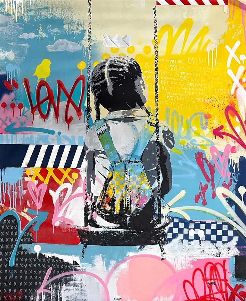 Bollee Patino - 'Sunshine Deluxe' - Framed Original Artwork