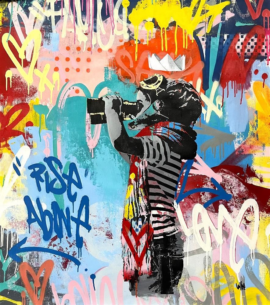 Bollee Patino - 'Weather The Storm' - Framed Original Artwork