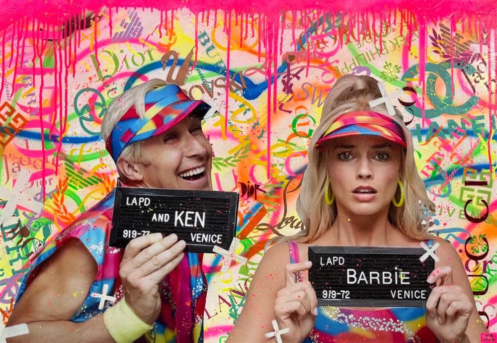 Hue Folk - 'Mugshot' - Framed Original Art