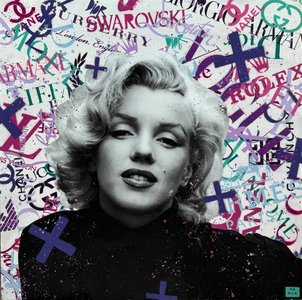 Hue Folk - 'Monroe's Delight' - Framed Original Art