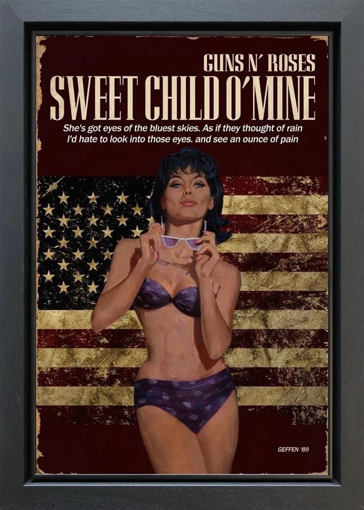 Linda Charles - 'Sweet Child 'Mine' - Framed Original Artwork