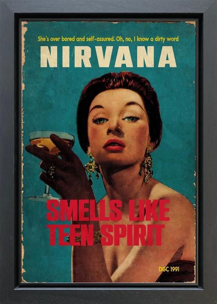 Linda Charles - 'Smells Like Teen Spirit' - Framed Original Artwork
