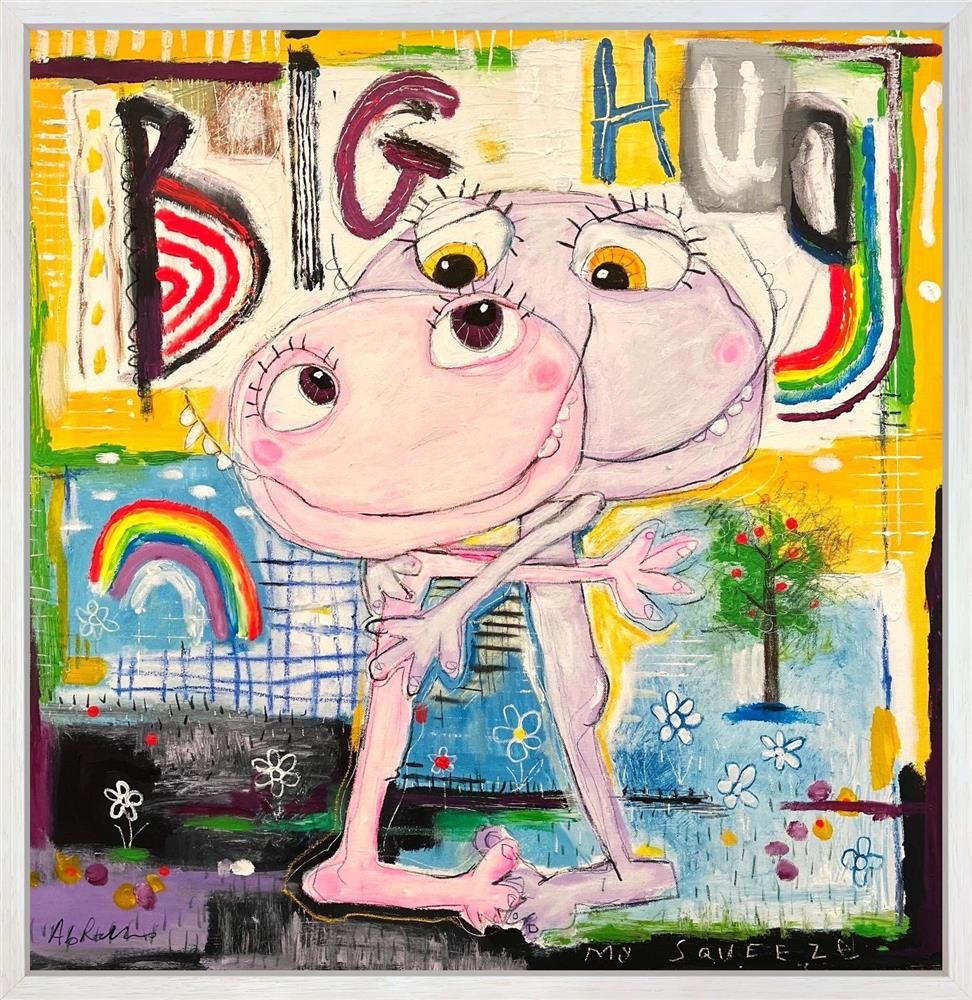 Michael Abrams - 'Big Hug' - Framed Original Art