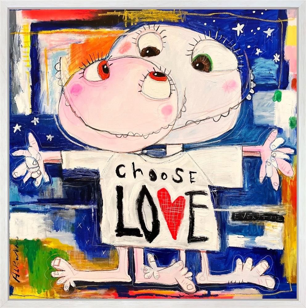 Michael Abrams - 'Choose Love' - Framed Original Art