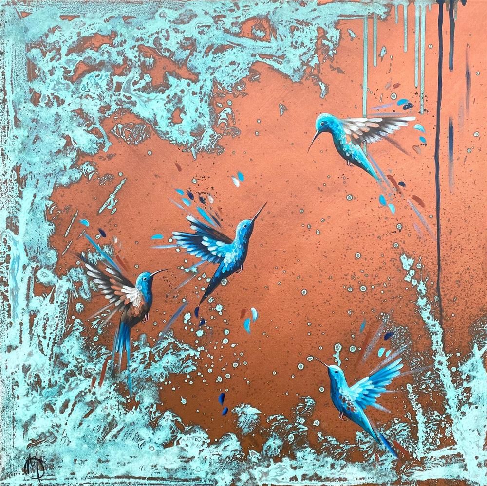 Mellisuga- 'Copper Corrosion' - Framed Original Artwork