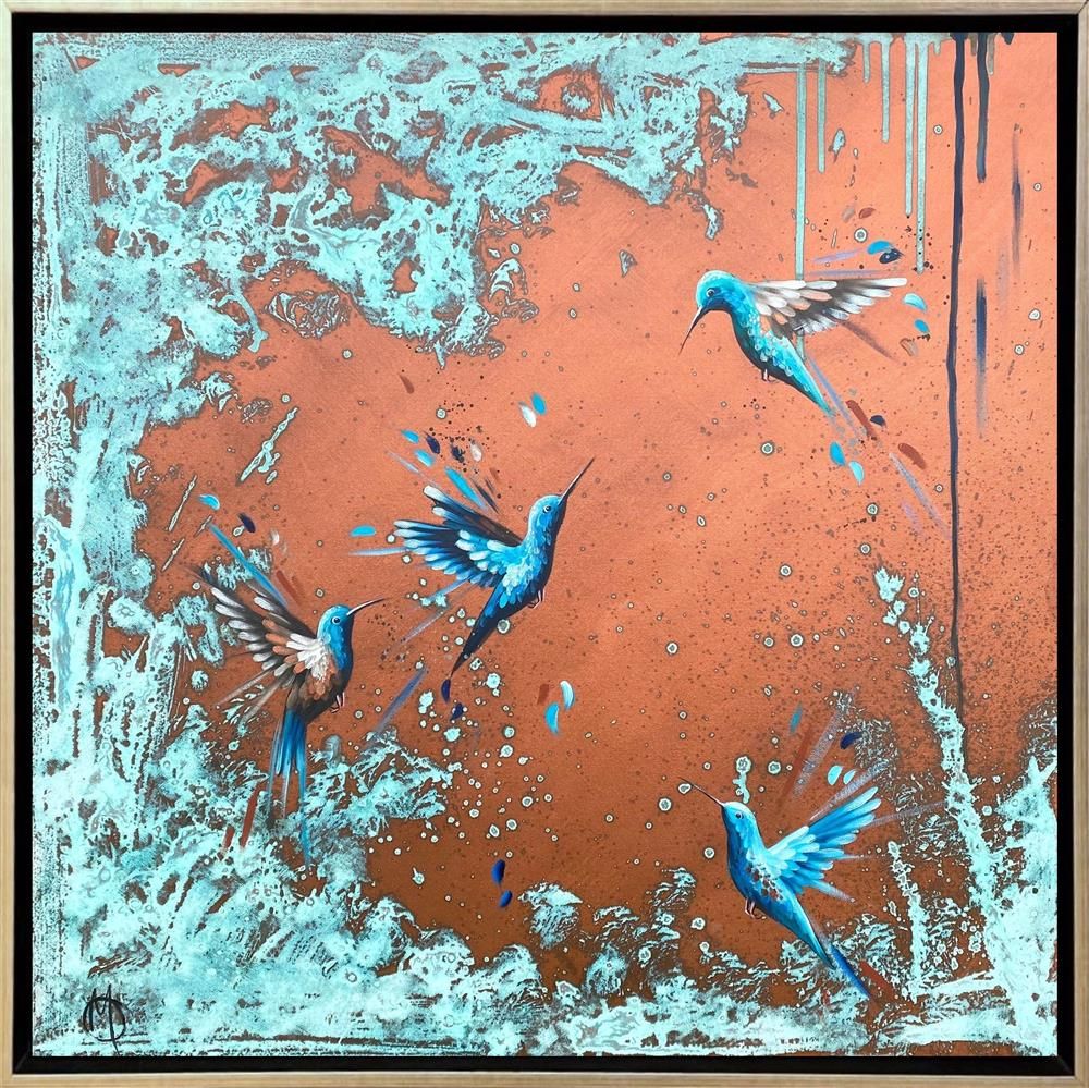 Mellisuga- 'Copper Corrosion' - Framed Original Artwork