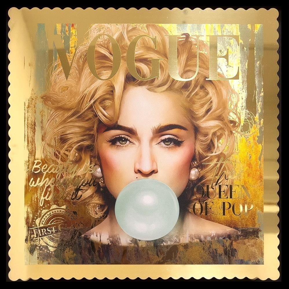 Sannib - 'Queen Of Pop - Golden Stamp Miniature' -  Limited Edition
