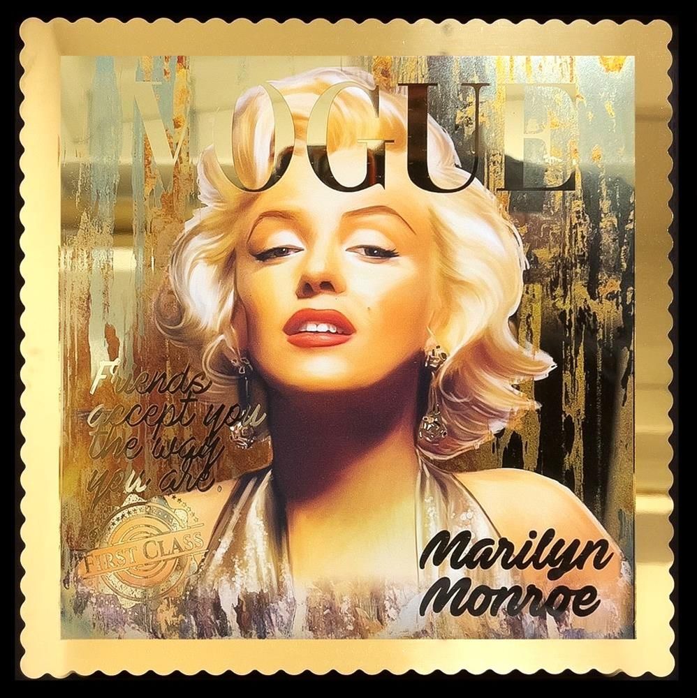 Sannib - 'Golden Monroe - Golden Stamp Miniature' -  Limited Edition