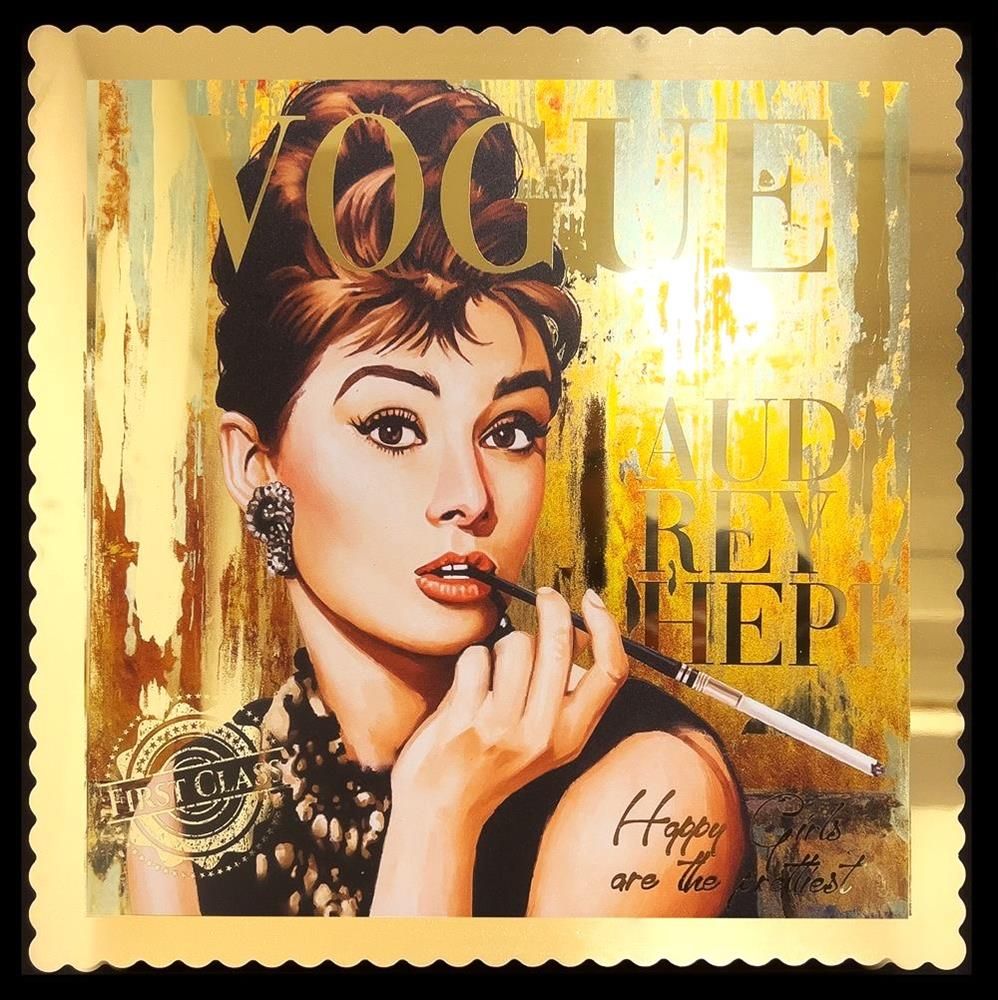 Sannib - 'Golden Hepburn - Golden Stamp Miniature' -  Limited Edition